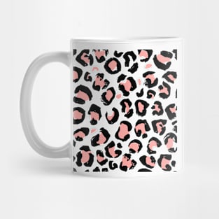 Red Leopard Print Mug